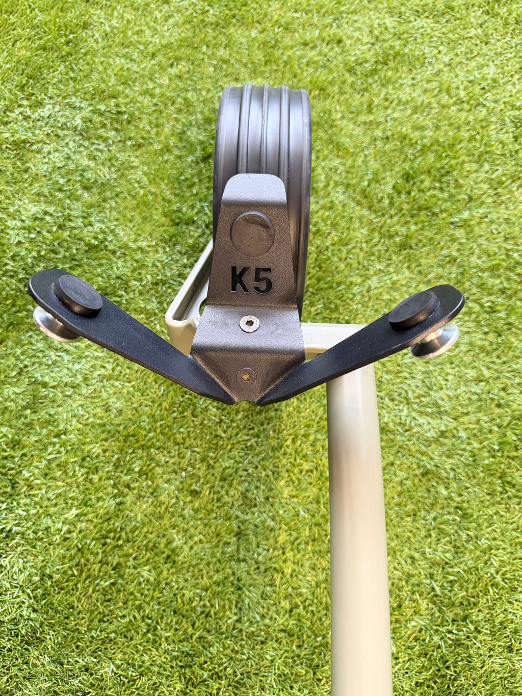 KIFFE K5 Taupe Second Use mit Sportgriff Leder schwarz – echtes Foto 3