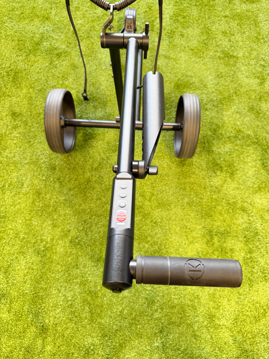 KIFFE K5 Straight Schwarz matt Second Use mit Drehgriff – echtes Foto 1