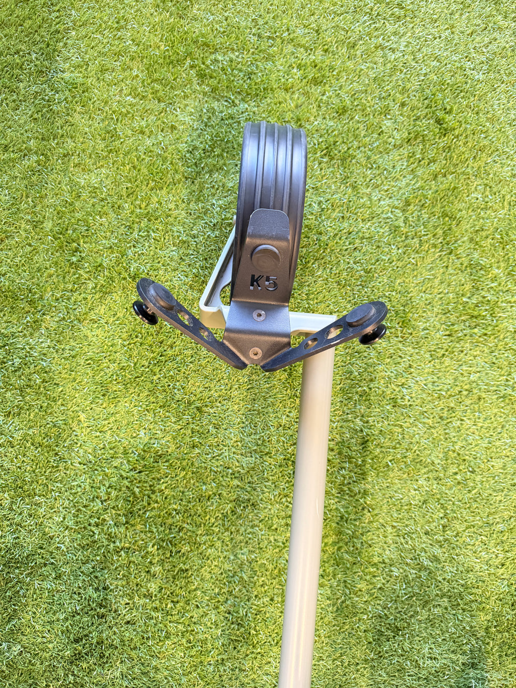 KIFFE K5 Straight Taupe Second Use mit L-Griff Leder – echtes Foto 3