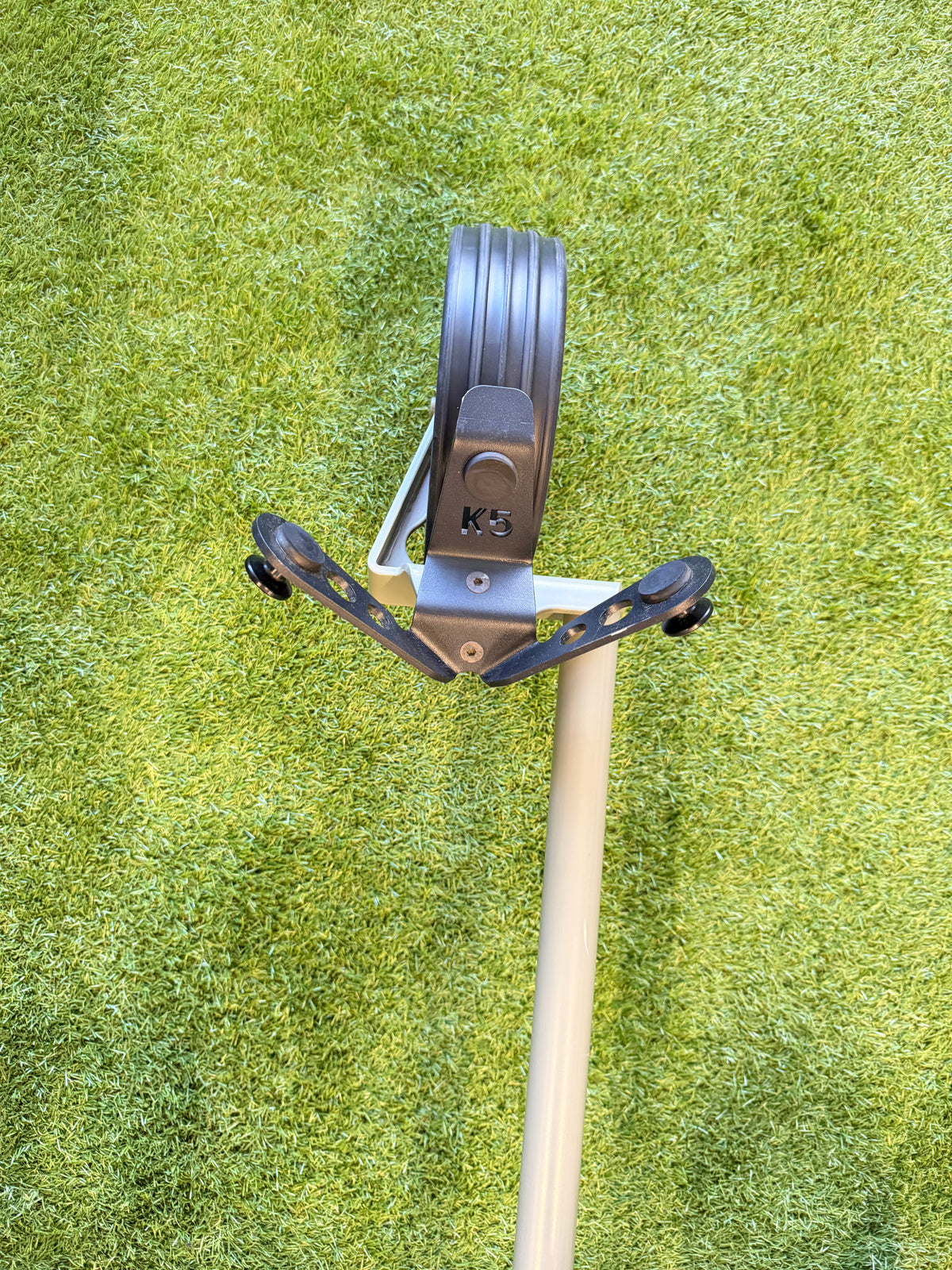 KIFFE K5 Straight Taupe Second Use mit L-Griff Leder – echtes Foto 3