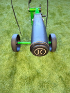 KIFFE K5 Straight Magnum Green Second Use mit Sportgriff Leder schwarz – echtes Foto 1