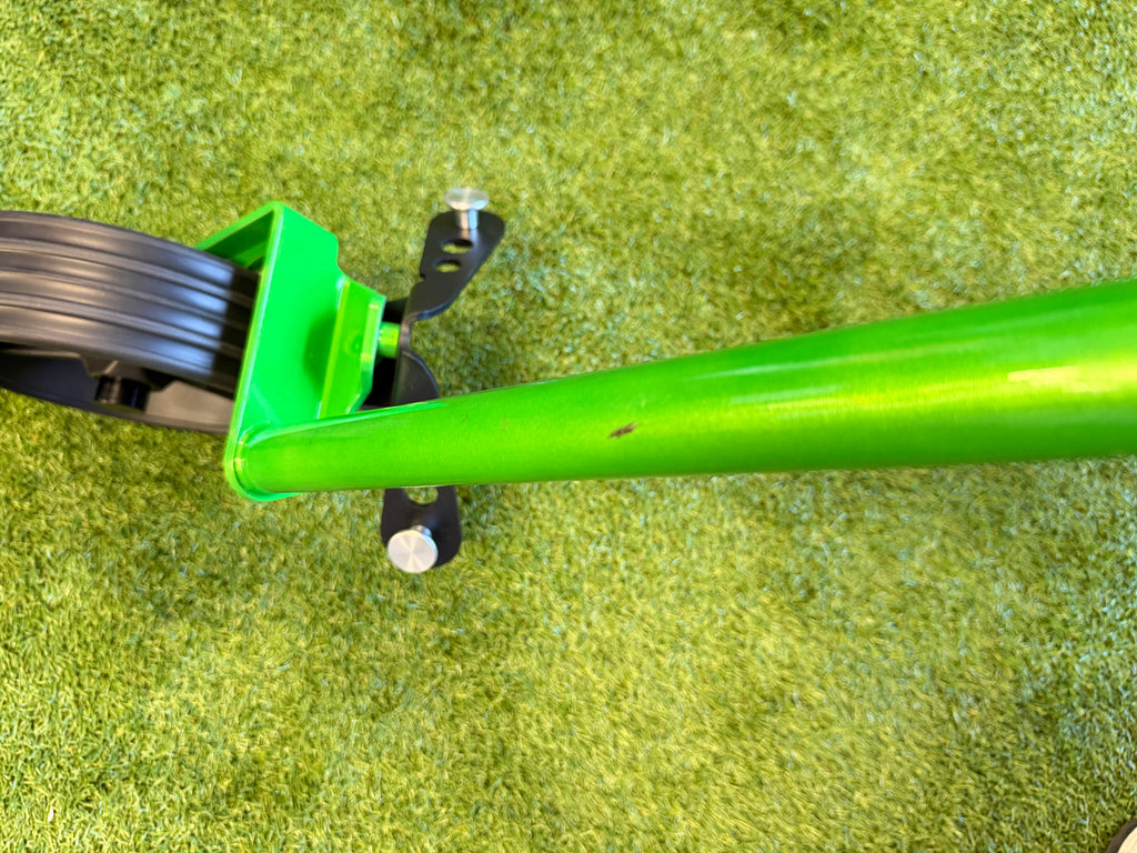 KIFFE K5 Straight Magnum Green Second Use – Gebrauchsspuren an der vorderen Strebe