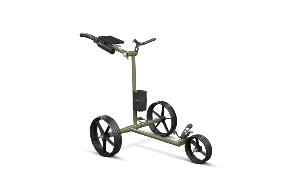 Gebrauchter KIFFE K5 Straight in Oliv – Elektro-Golftrolley