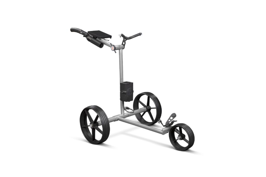 Gebrauchter KIFFE K5 Straight in Silber – Elektro-Golftrolley