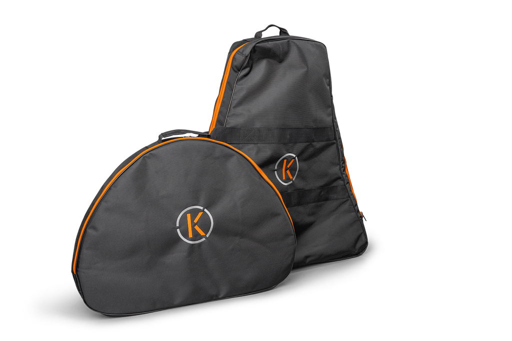 KIFFE Taschenset für die K-Serie – Rahmen- und Rädertasche
